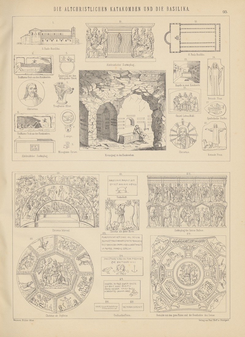Ludwig Weisser - Bilder-Atlas zur Weltgeschichte Pl.092