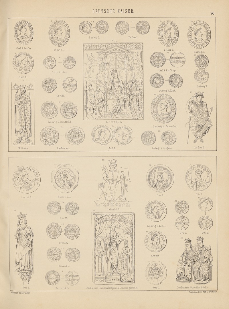 Ludwig Weisser - Bilder-Atlas zur Weltgeschichte Pl.095