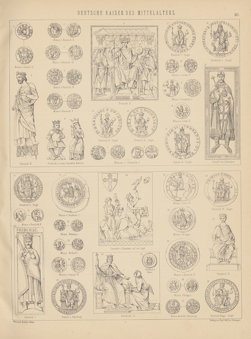 Ludwig Weisser - Bilder-Atlas zur Weltgeschichte Pl.096