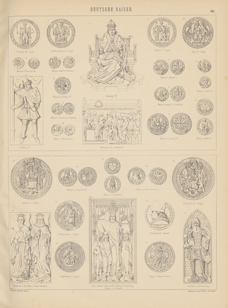 Ludwig Weisser - Bilder-Atlas zur Weltgeschichte Pl.097