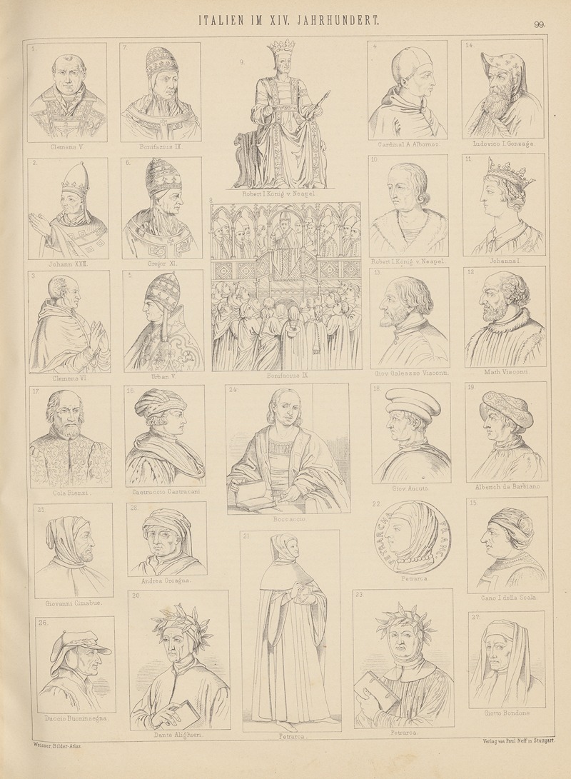 Ludwig Weisser - Bilder-Atlas zur Weltgeschichte Pl.098