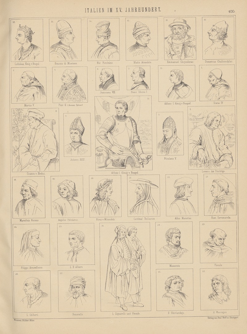 Ludwig Weisser - Bilder-Atlas zur Weltgeschichte Pl.099