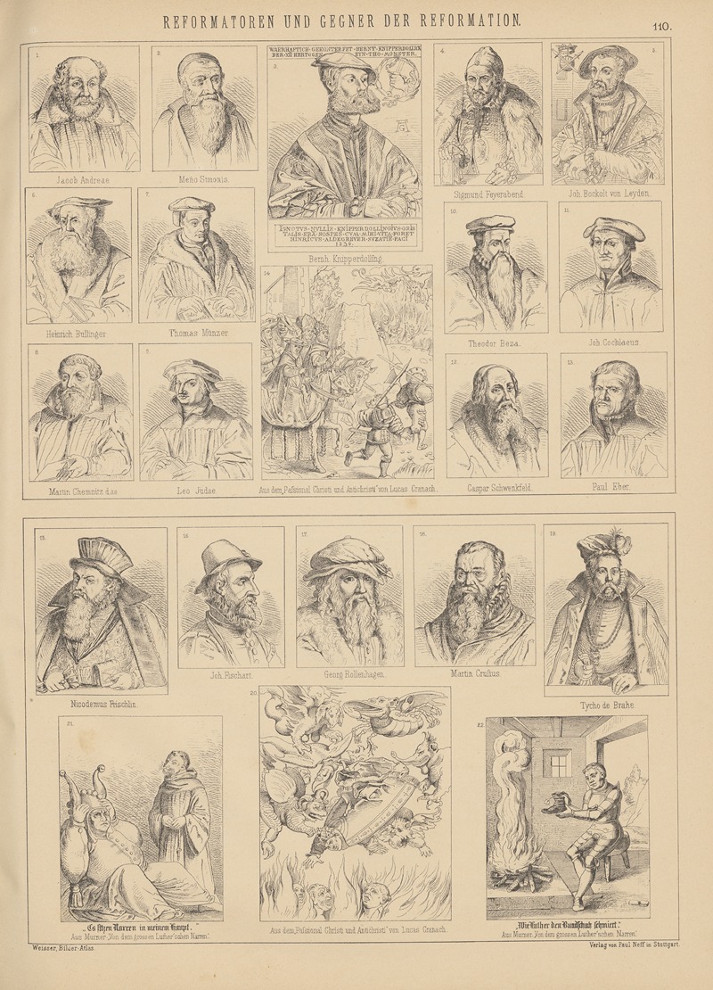 Ludwig Weisser - Bilder-Atlas zur Weltgeschichte Pl.109