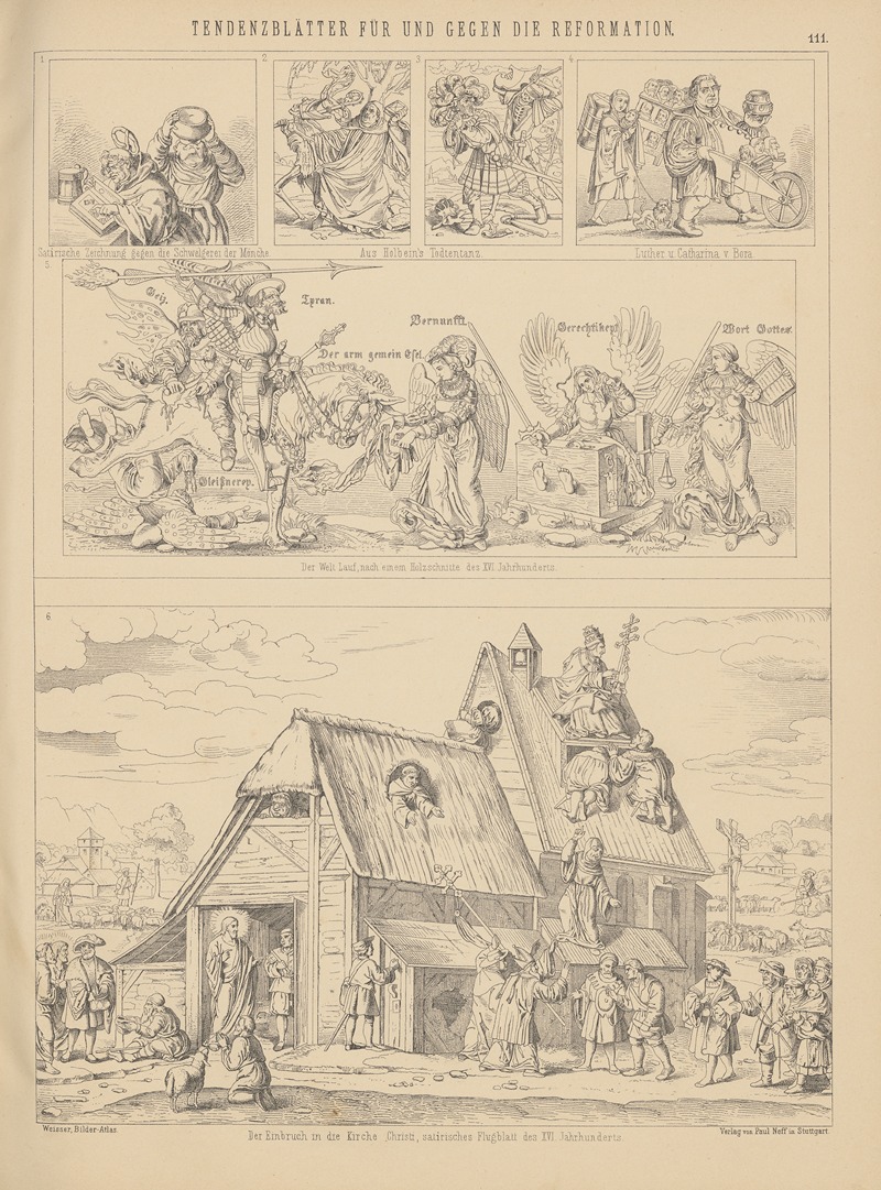 Ludwig Weisser - Bilder-Atlas zur Weltgeschichte Pl.110
