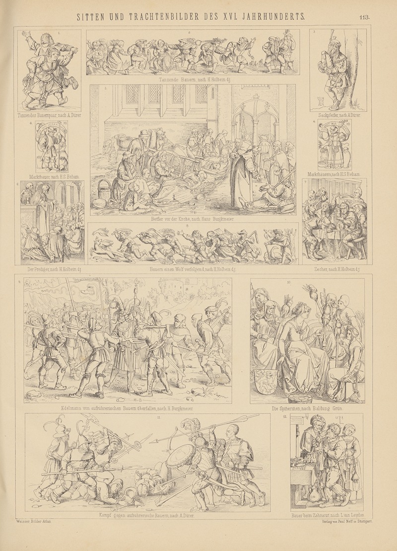 Ludwig Weisser - Bilder-Atlas zur Weltgeschichte Pl.112