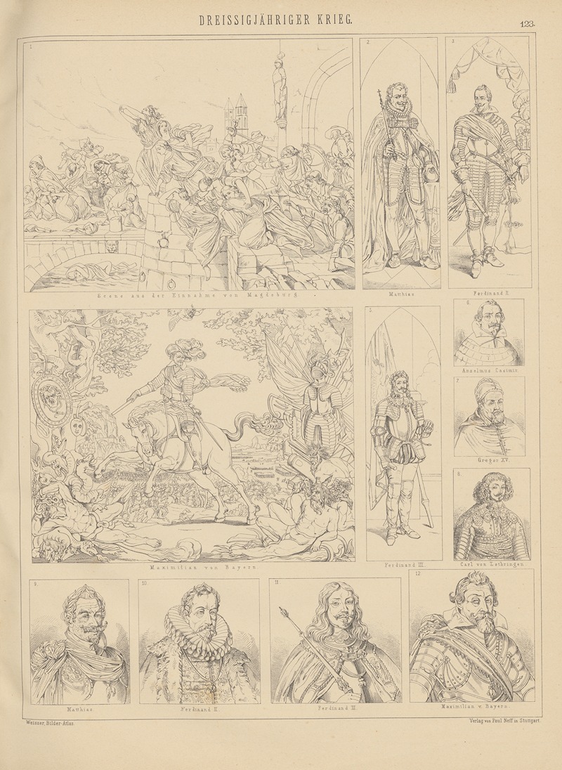 Ludwig Weisser - Bilder-Atlas zur Weltgeschichte Pl.122