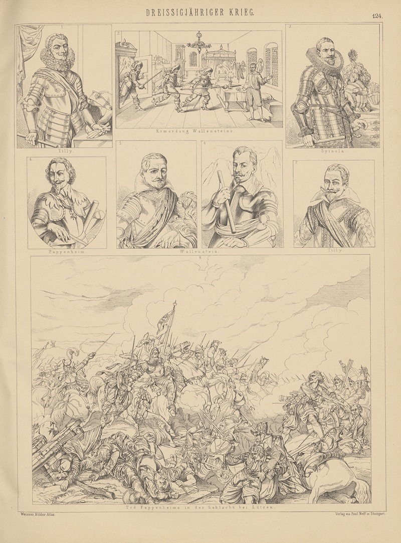 Ludwig Weisser - Bilder-Atlas zur Weltgeschichte Pl.123