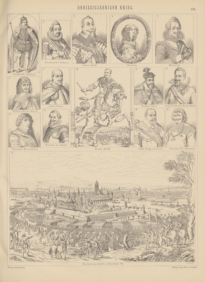 Ludwig Weisser - Bilder-Atlas zur Weltgeschichte Pl.124