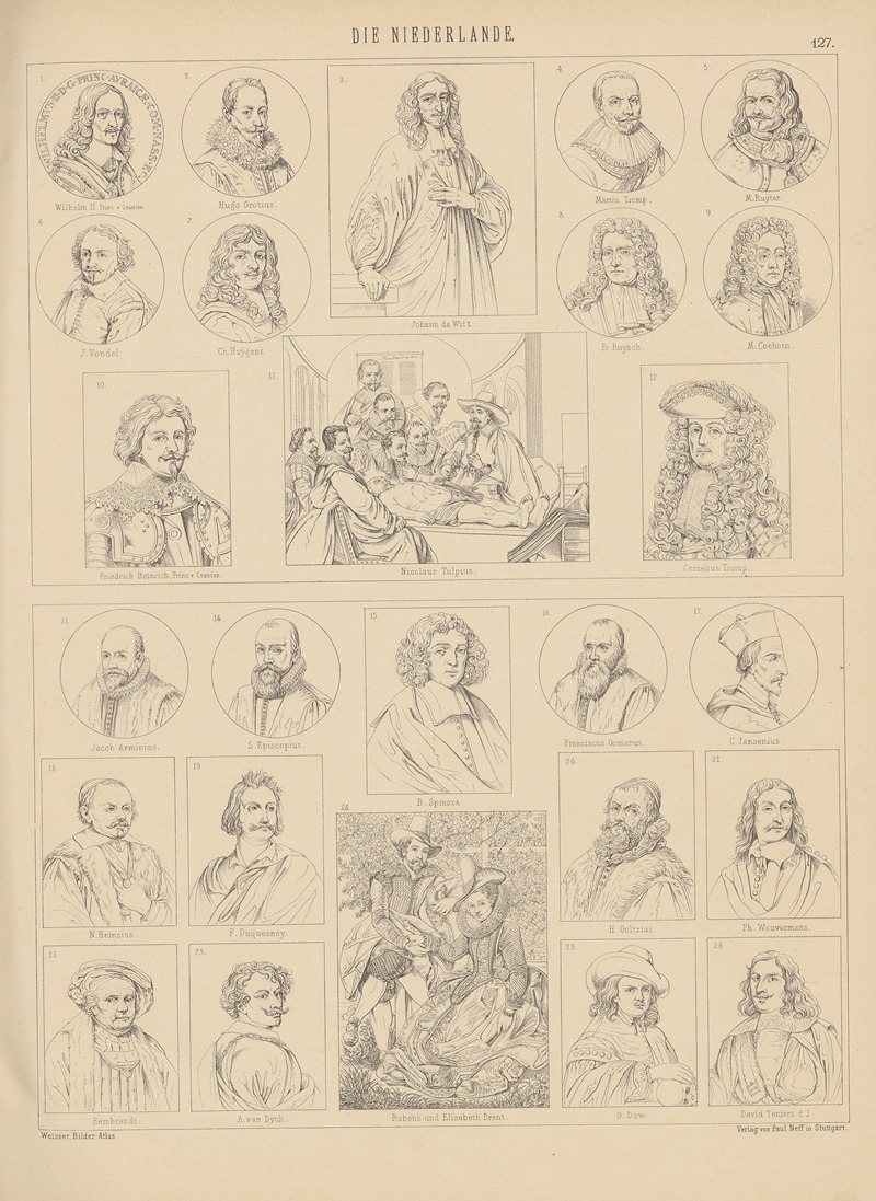 Ludwig Weisser - Bilder-Atlas zur Weltgeschichte Pl.126