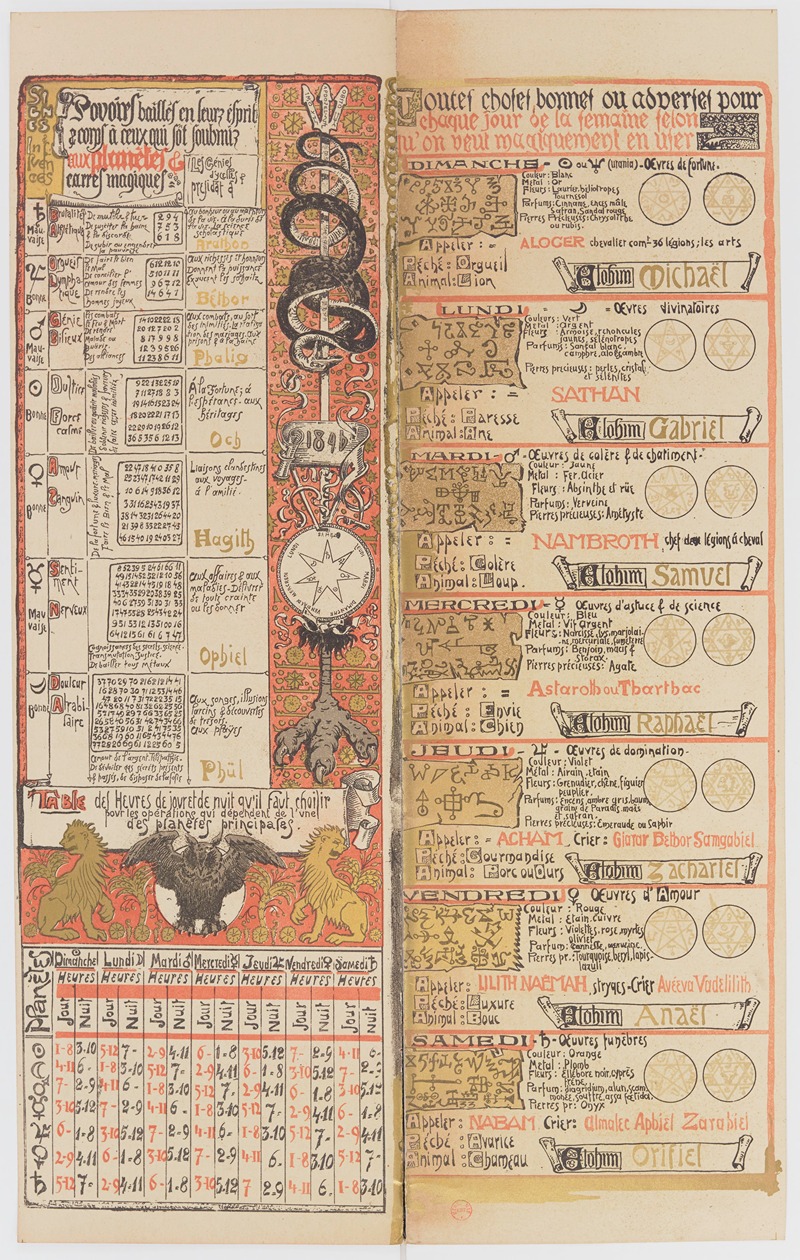Manuel Orazi - Calendrier Magique Pl.16