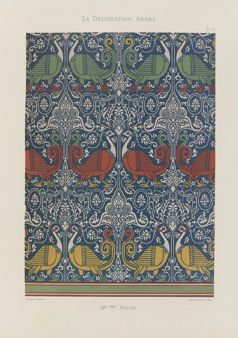 Marpon et Flammarion - La Décoration arabe Pl.07