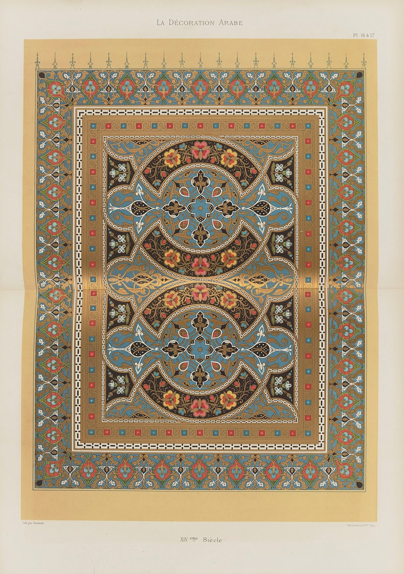Marpon et Flammarion - La Décoration arabe Pl.12
