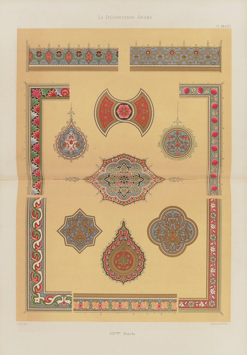 Marpon et Flammarion - La Décoration arabe Pl.19