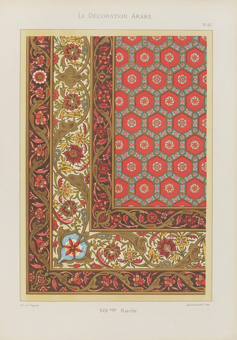 Marpon et Flammarion - La Décoration arabe Pl.54