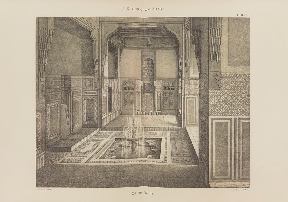 Marpon et Flammarion - La Décoration arabe Pl.59