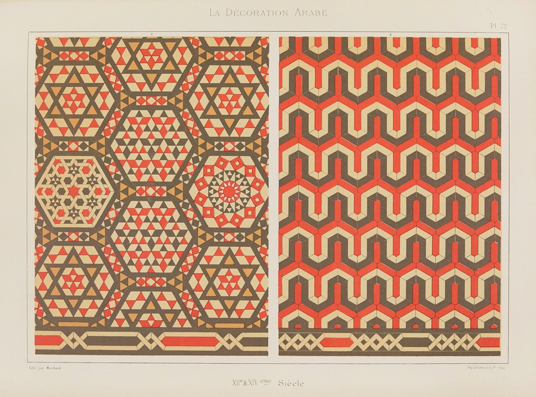 Marpon et Flammarion - La Décoration arabe Pl.61