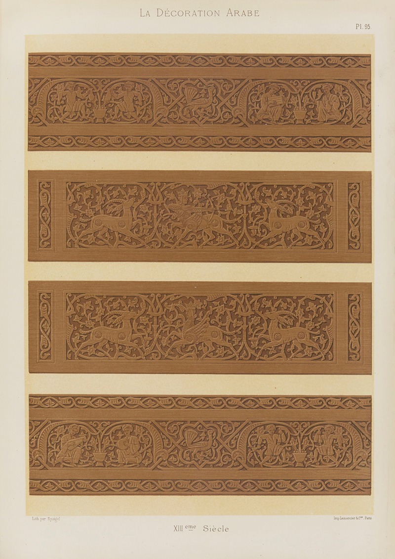 Marpon et Flammarion - La Décoration arabe Pl.82