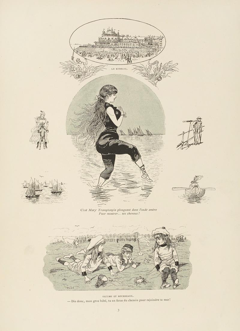 Mars (Maurice Bonvoisin) - Aux bains de mer d’Ostende Pl.03