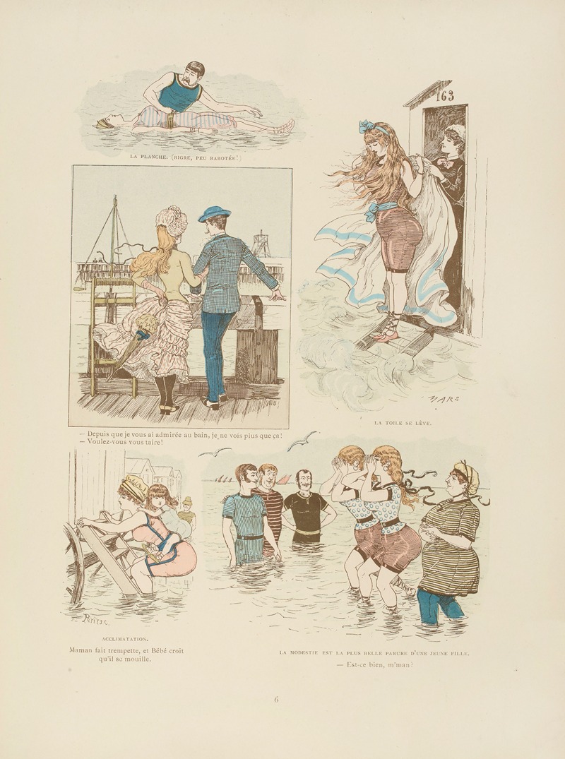 Mars (Maurice Bonvoisin) - Aux bains de mer d’Ostende Pl.06