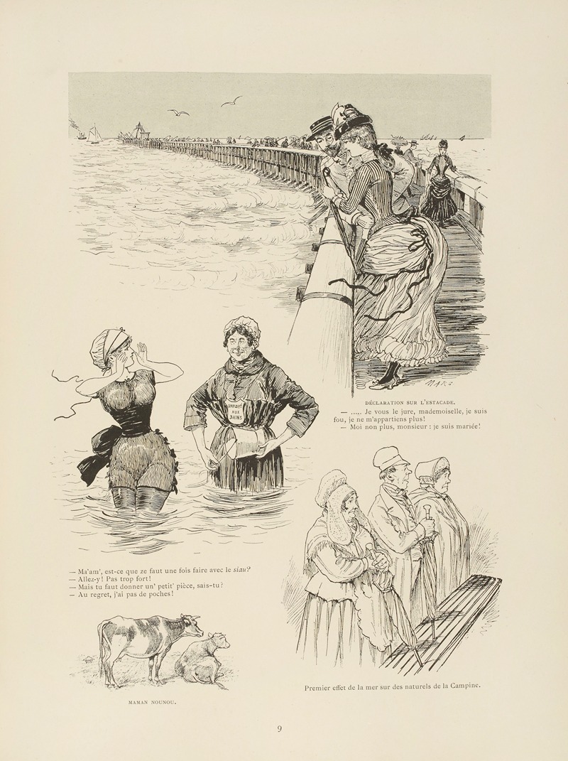 Mars (Maurice Bonvoisin) - Aux bains de mer d’Ostende Pl.09