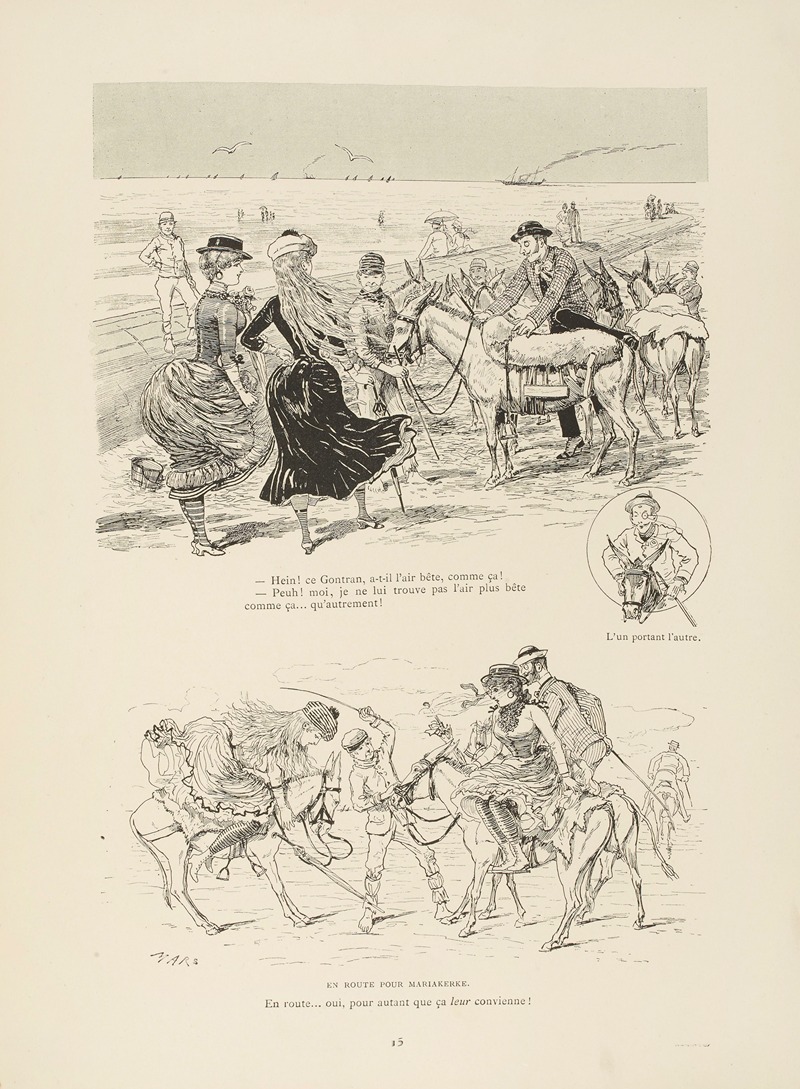 Mars (Maurice Bonvoisin) - Aux bains de mer d’Ostende Pl.15