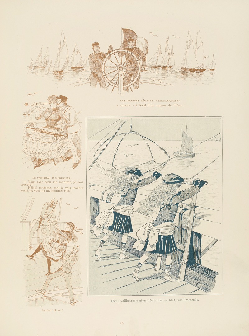 Mars (Maurice Bonvoisin) - Aux bains de mer d’Ostende Pl.17