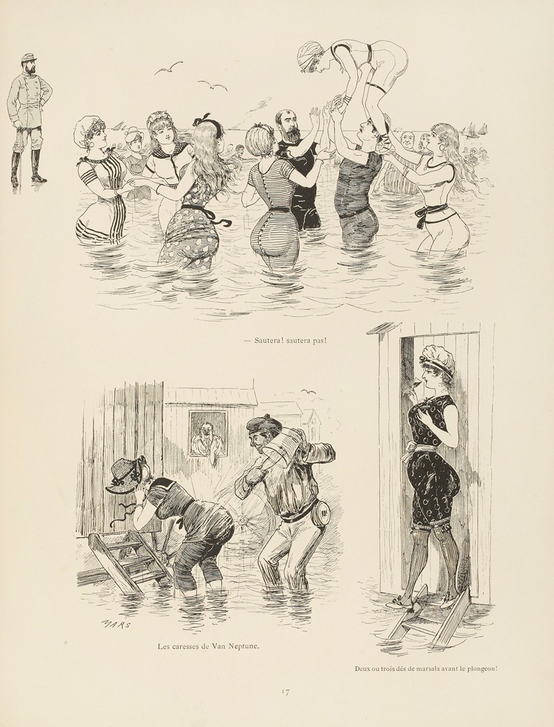 Mars (Maurice Bonvoisin) - Aux bains de mer d’Ostende Pl.18