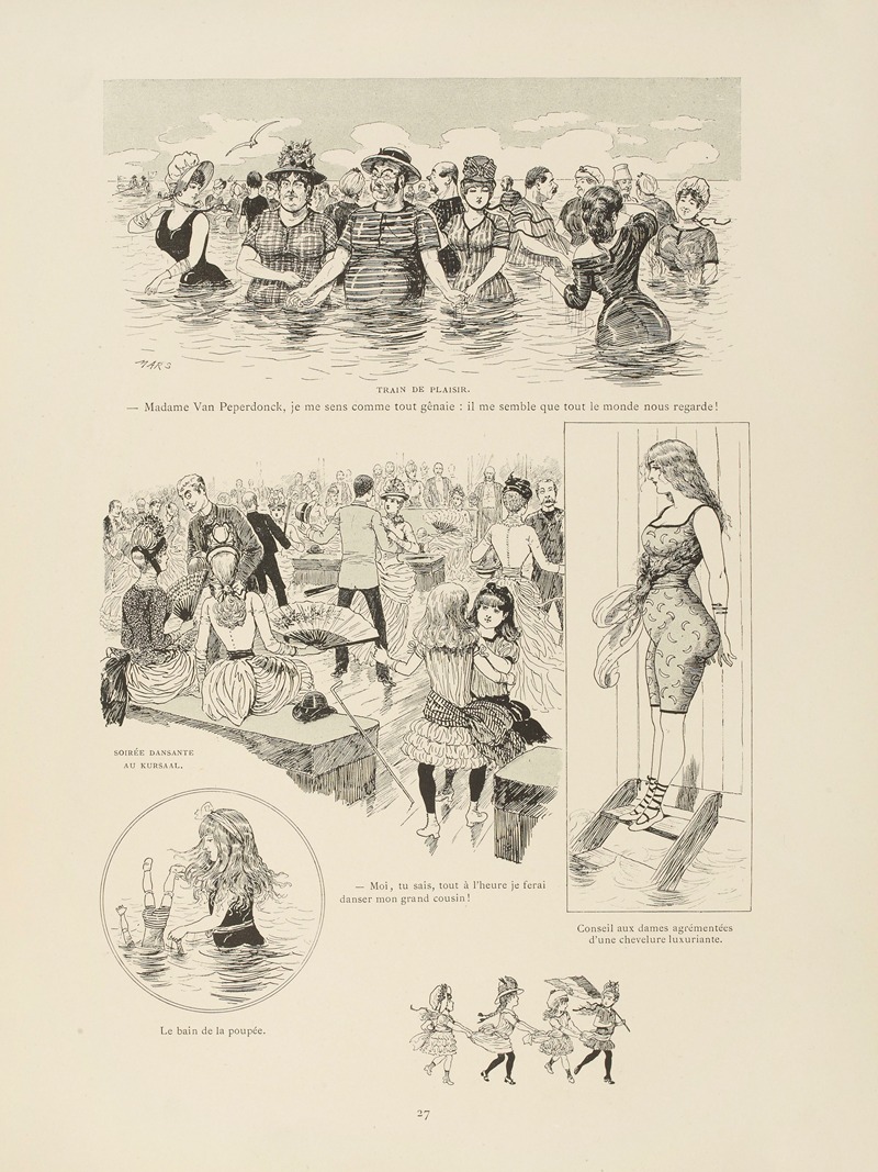 Mars (Maurice Bonvoisin) - Aux bains de mer d’Ostende Pl.27