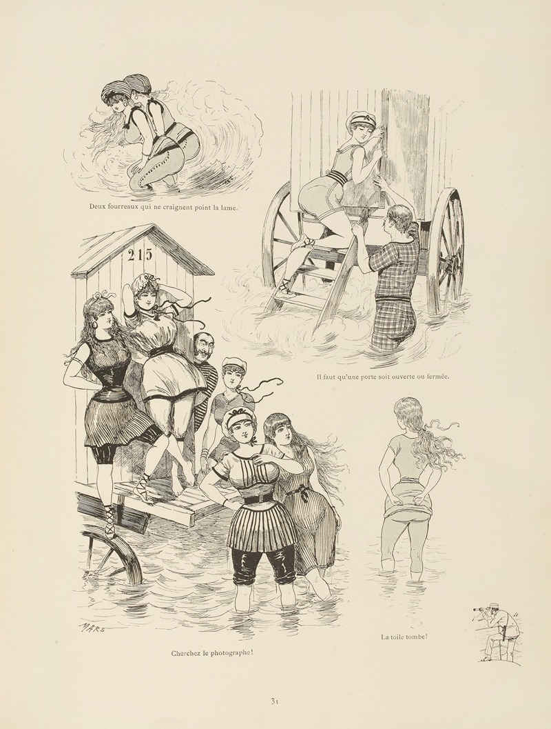 Mars (Maurice Bonvoisin) - Aux bains de mer d’Ostende Pl.31