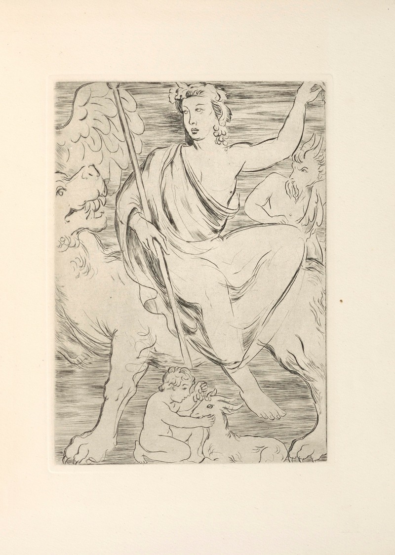 Maurice de Guerin - Le centaure suivi de la Bacchante Pl.08