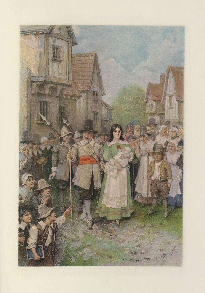 George Henry Boughton - The Market-Place