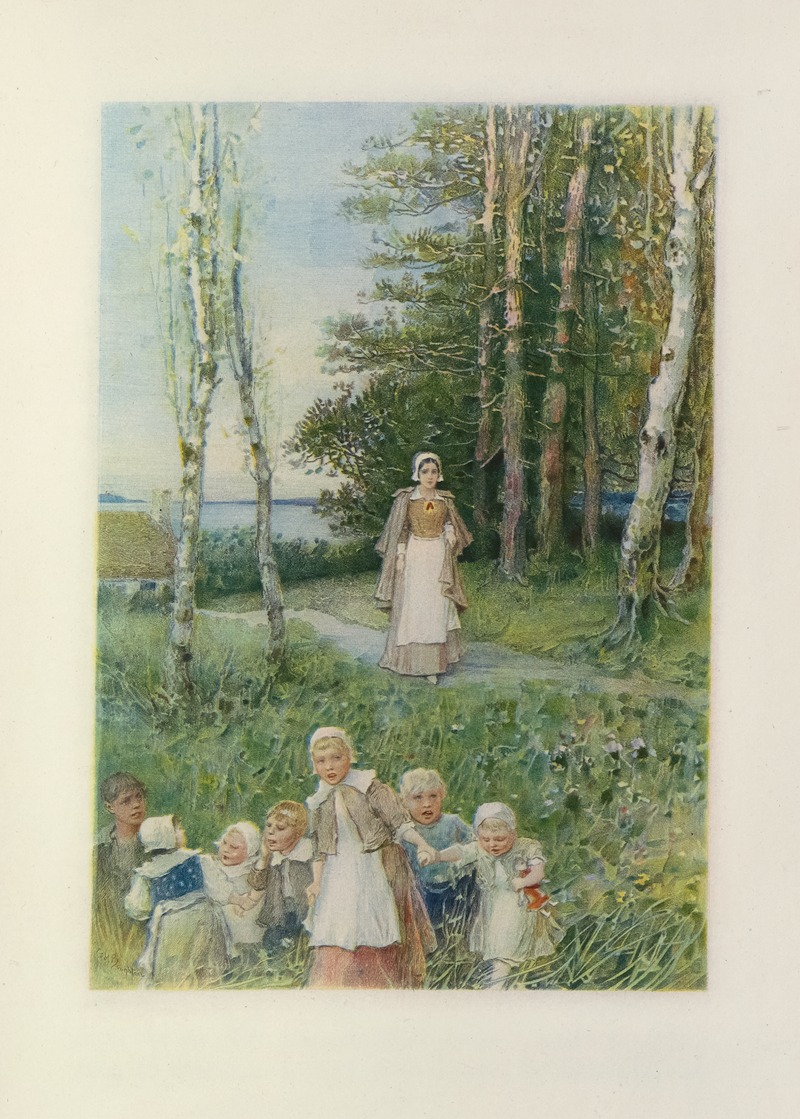 George Henry Boughton - Hester and the Children
