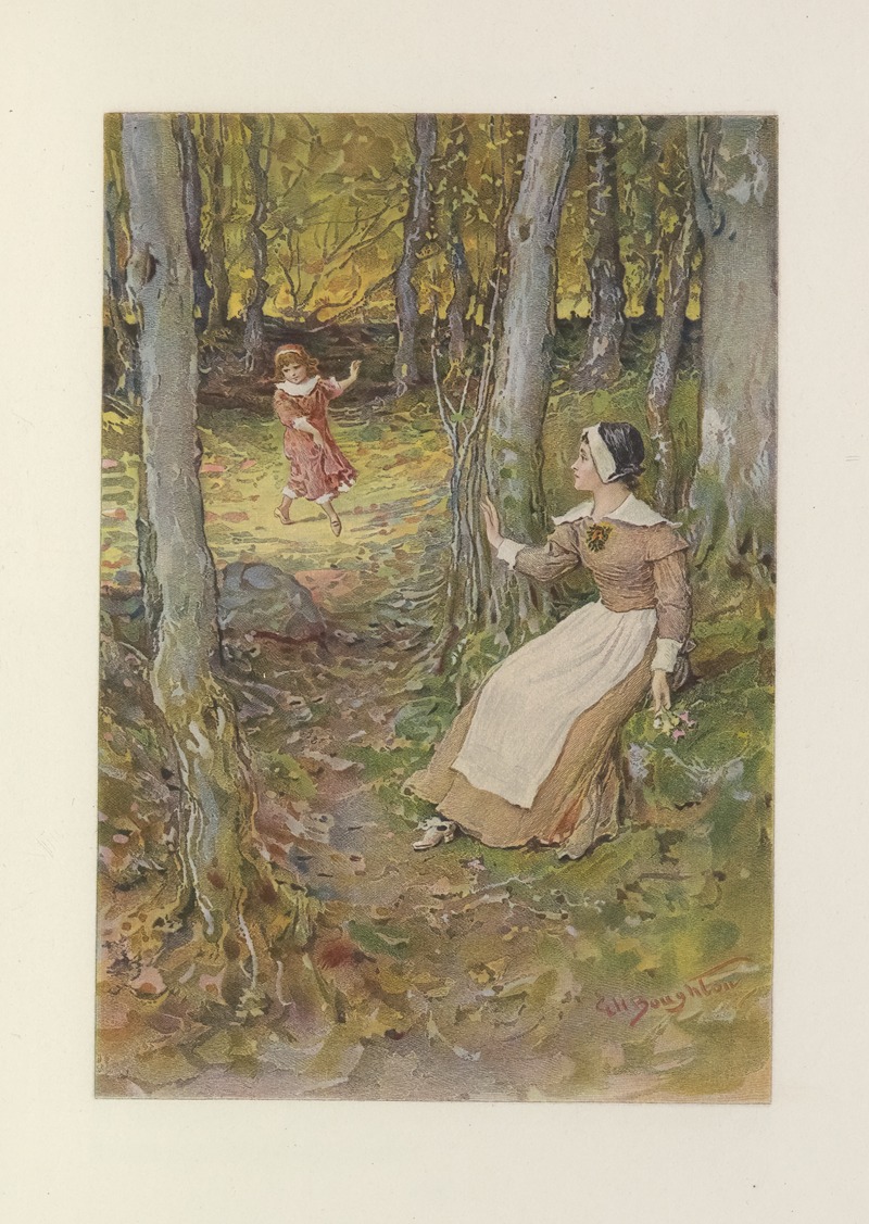 George Henry Boughton - Pearl dancing in the Woods