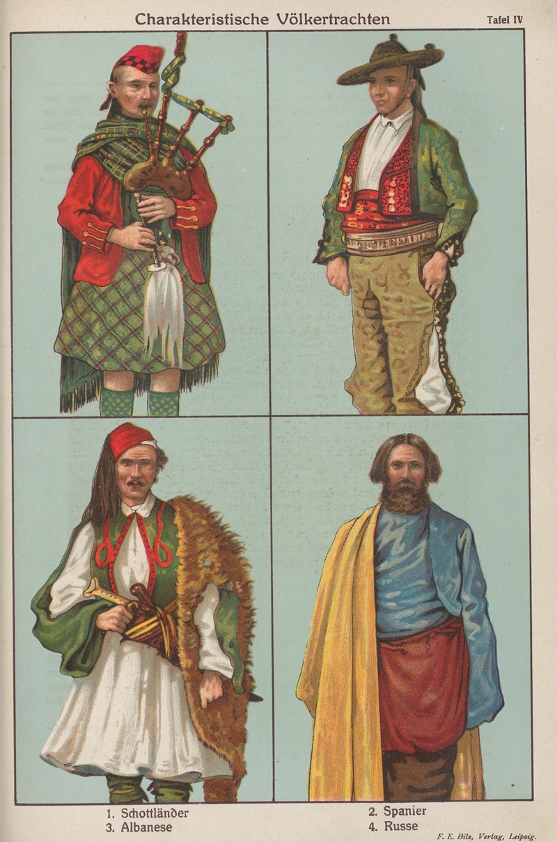 Oskar Hoffmann - Charakteristische Völkertrachten