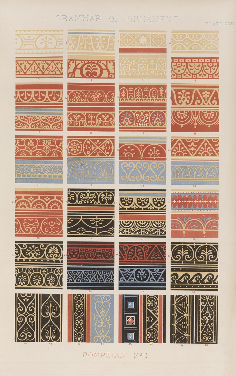 Owen Jones - Pompeian No. 1