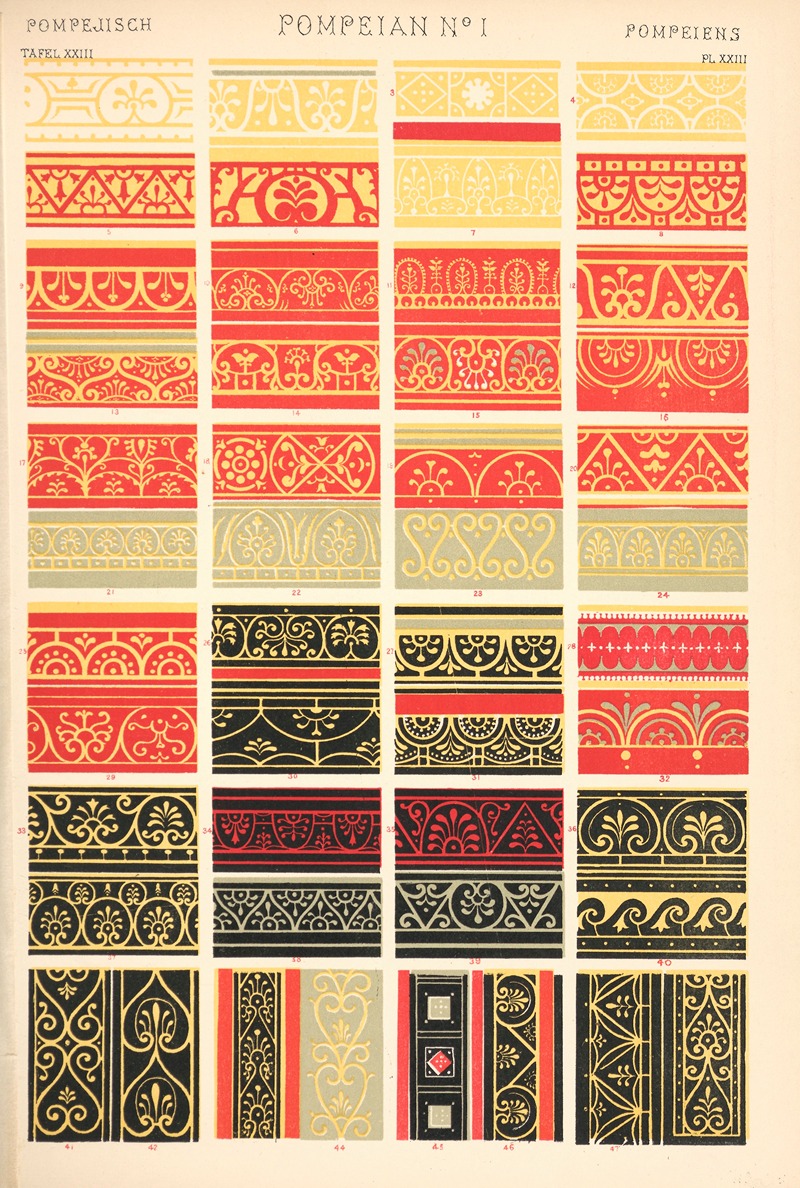 Owen Jones - Pompeian No. 1