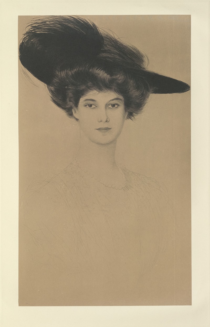 Paul César Helleu - Miss M. Gould