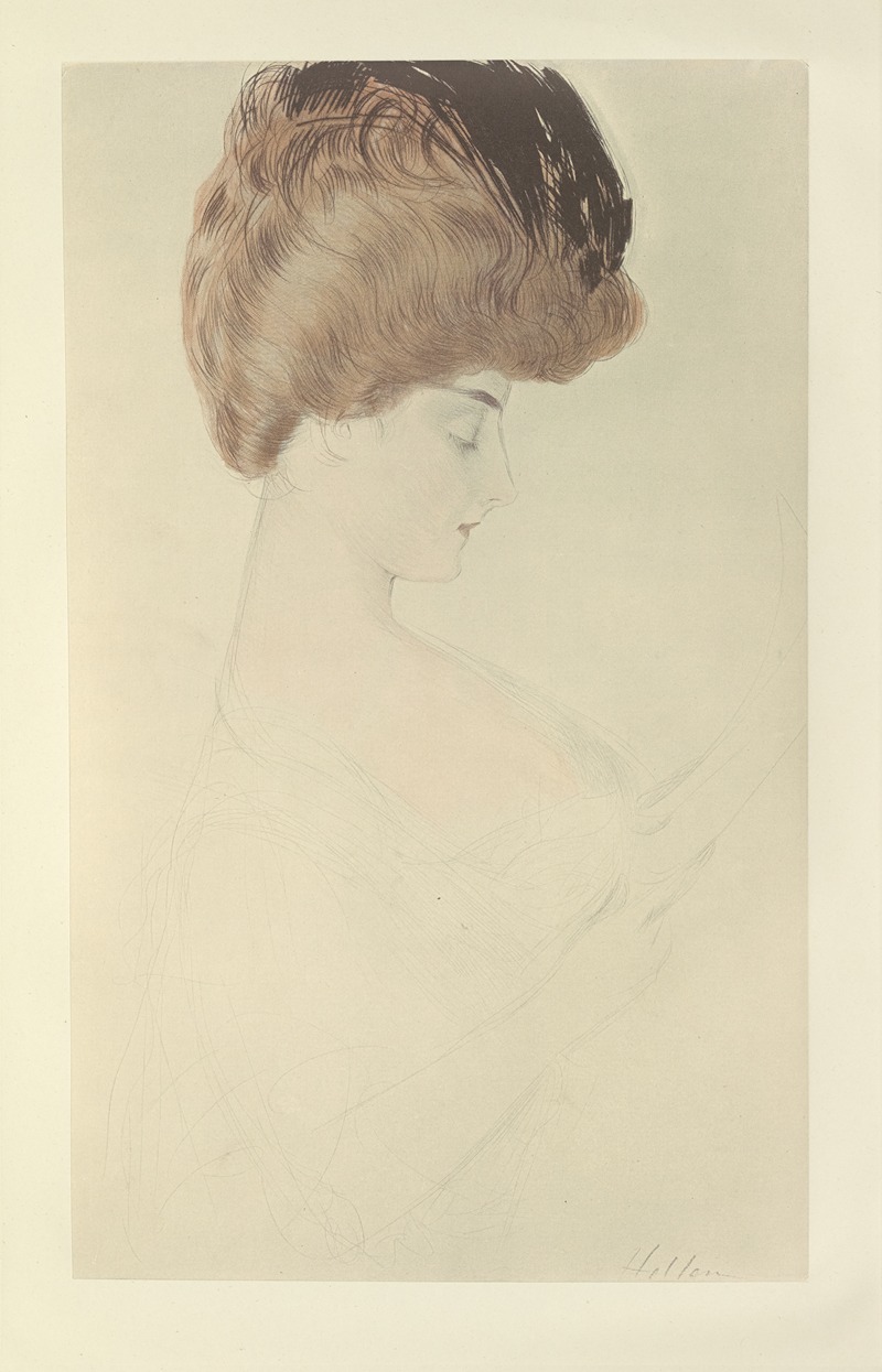 Paul César Helleu - Mademoiselle Letellier