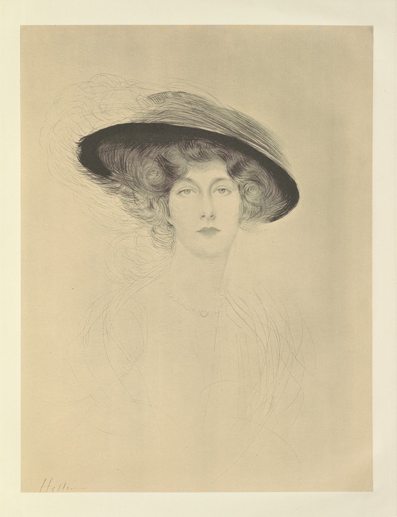 Paul César Helleu - Madame Liane de Pougy