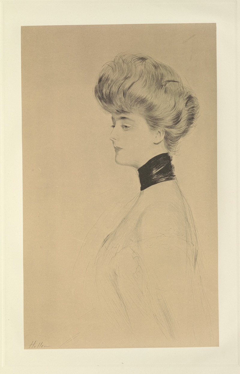 Paul César Helleu - Madame L.