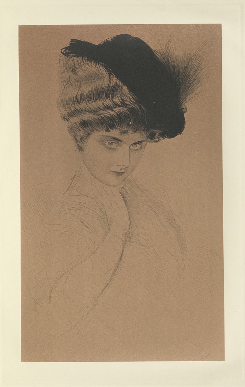 Paul César Helleu - Mademoiselle Letellier