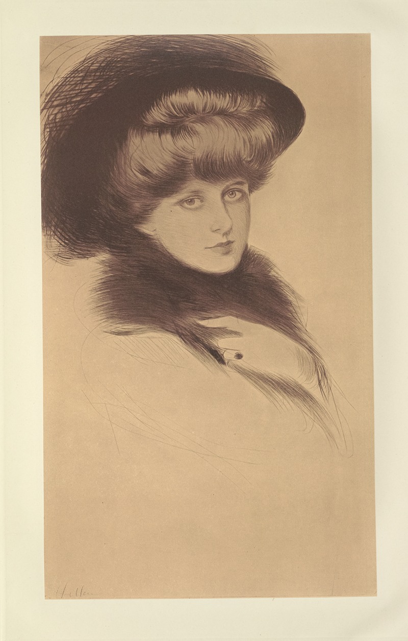 Paul César Helleu - Mademoiselle P.