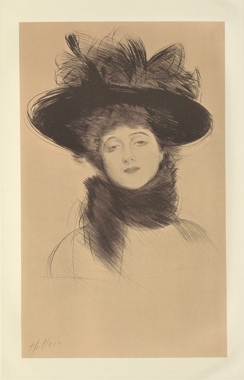 Paul César Helleu - Mademoiselle Fourton