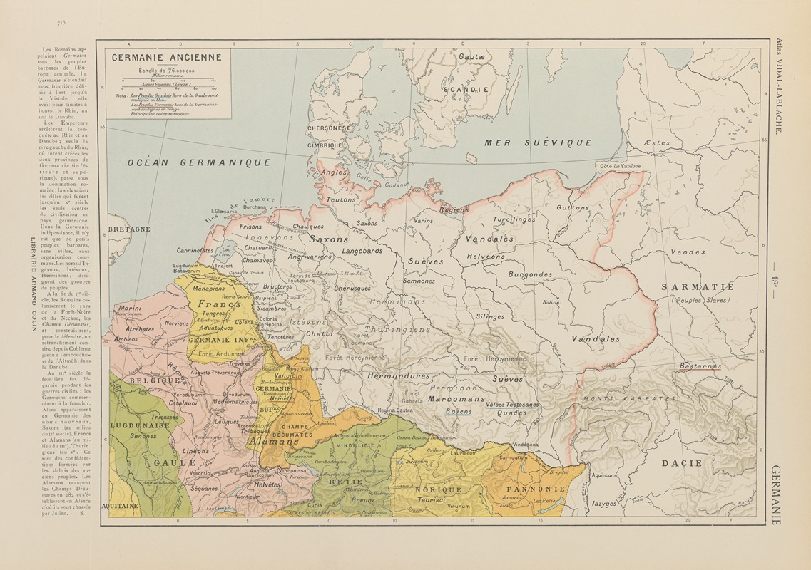 Paul Vidal de La Blache - Germanie Ancienne