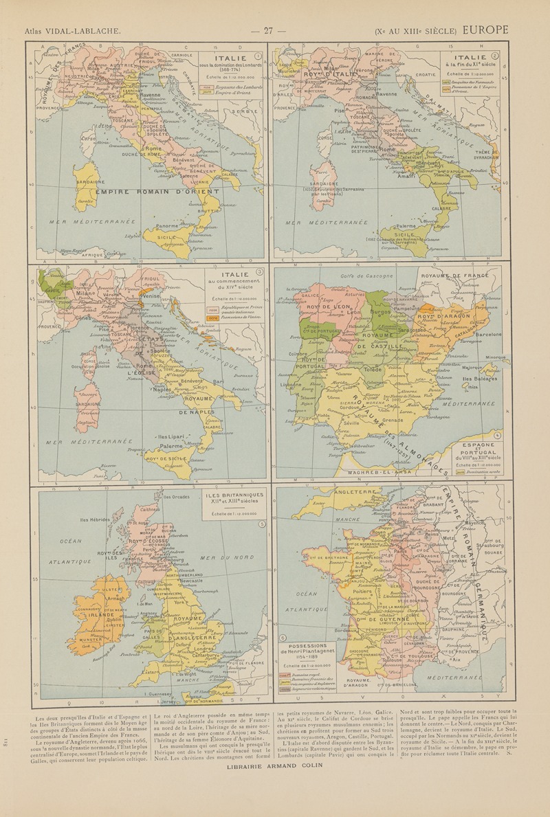 Paul Vidal de La Blache - Europe