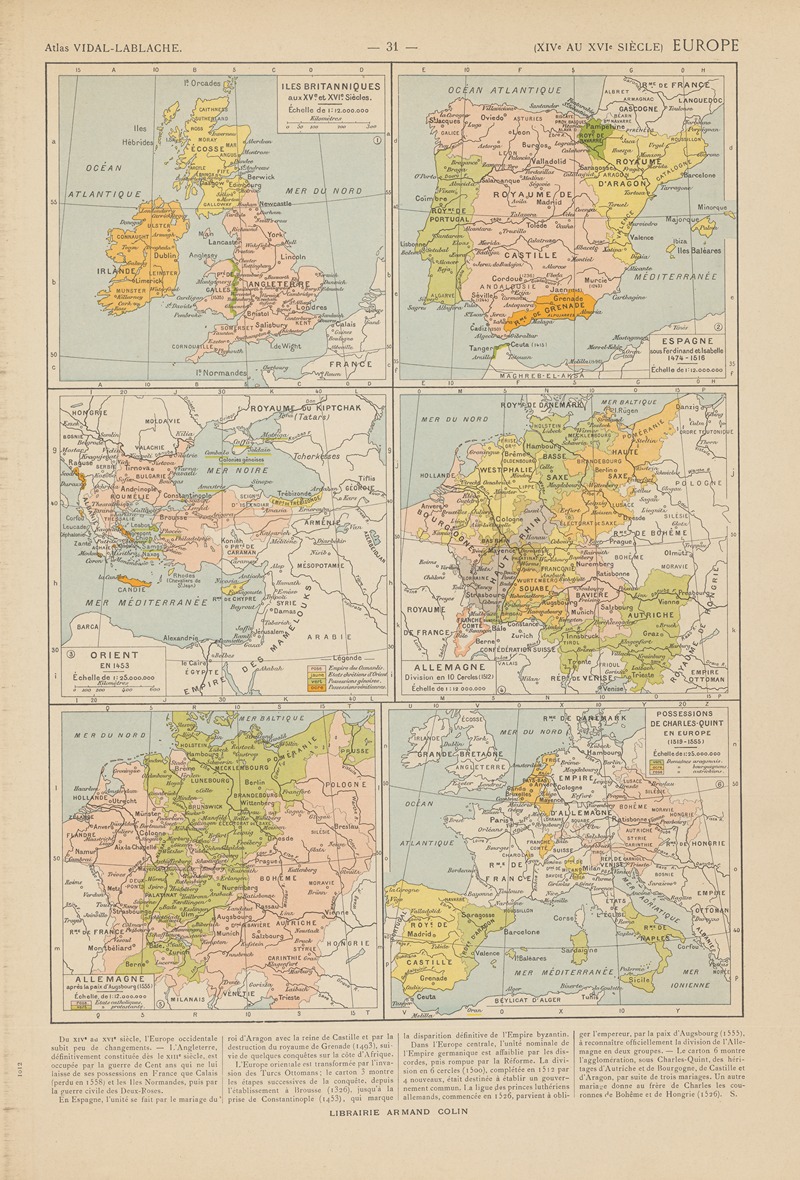 Paul Vidal de La Blache - Europe