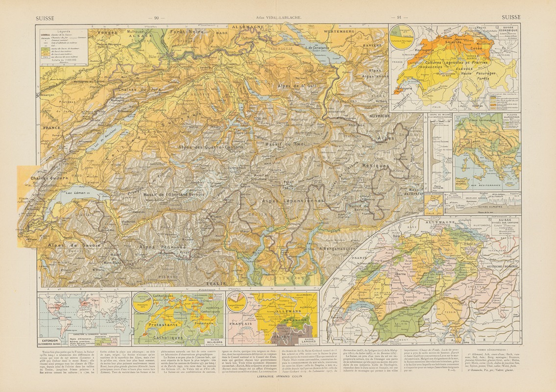 Paul Vidal de La Blache - Suisse