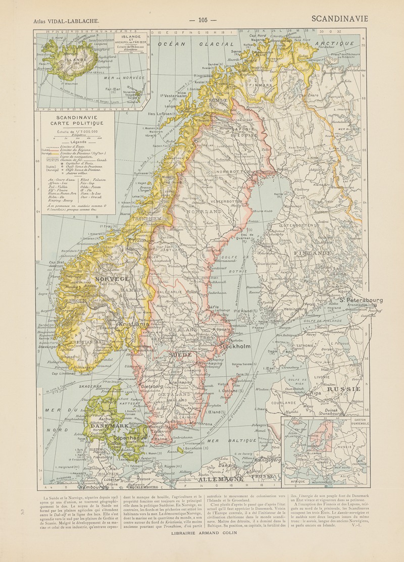 Paul Vidal de La Blache - Scandinavie