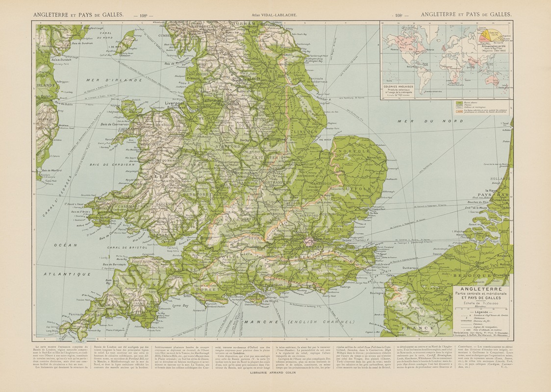 Paul Vidal de La Blache - Angleterre et pays de Galles