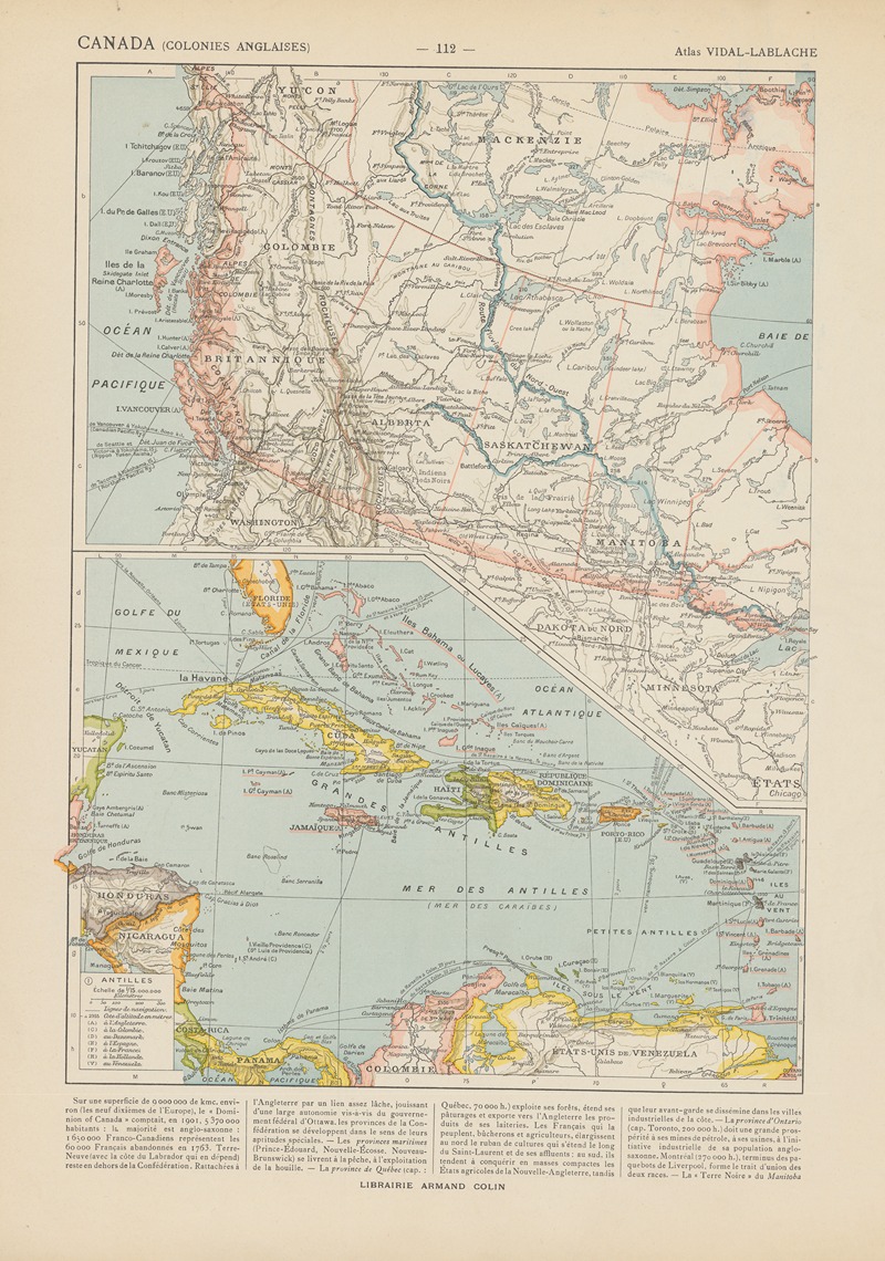 Paul Vidal de La Blache - Canada